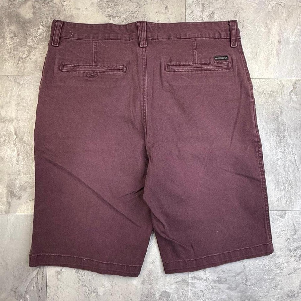 Faded purple burgundy quiksilver shorts size 32 - Picture 5 of 8